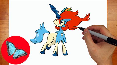 kaldero drawing easy|How To Draw Keldeo Pokemon .